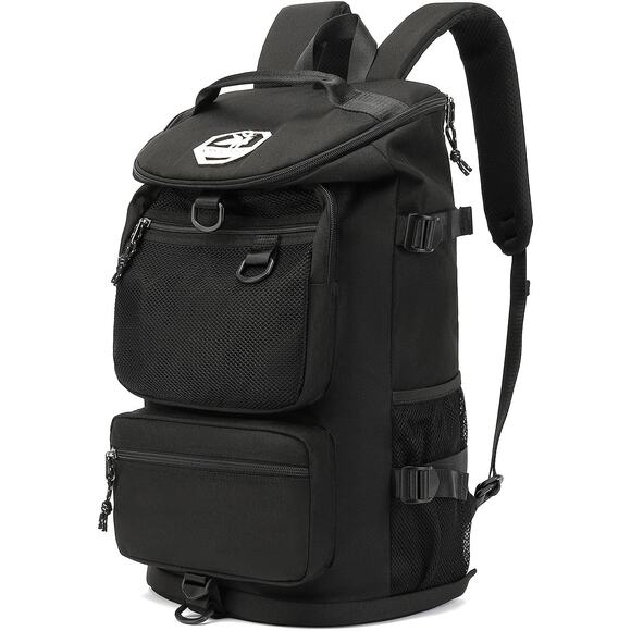 Tactical Black Backpack with Multiple Pockets & Molle Straps – Gym or Travel Use - Picture 1 of 6